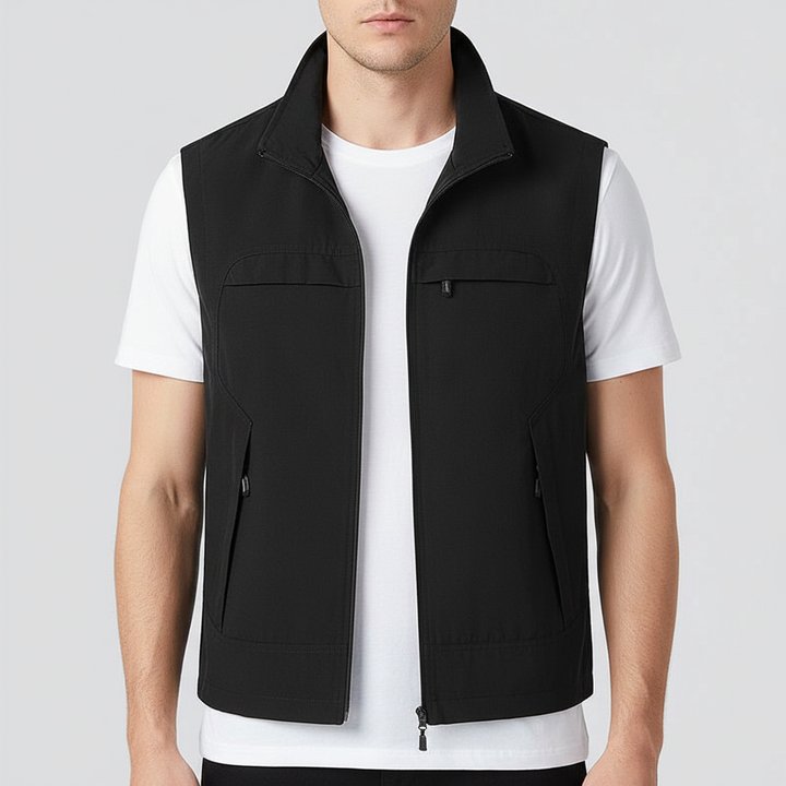 Lichtgewicht zweetafvoerend herenvest Vinny, perfect voor sport en actieve kleding.