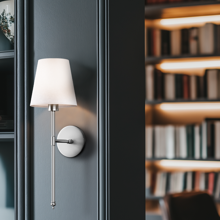 Set draadloze LED wandlampen; energiezuinige verlichting met een moderne uitstraling.