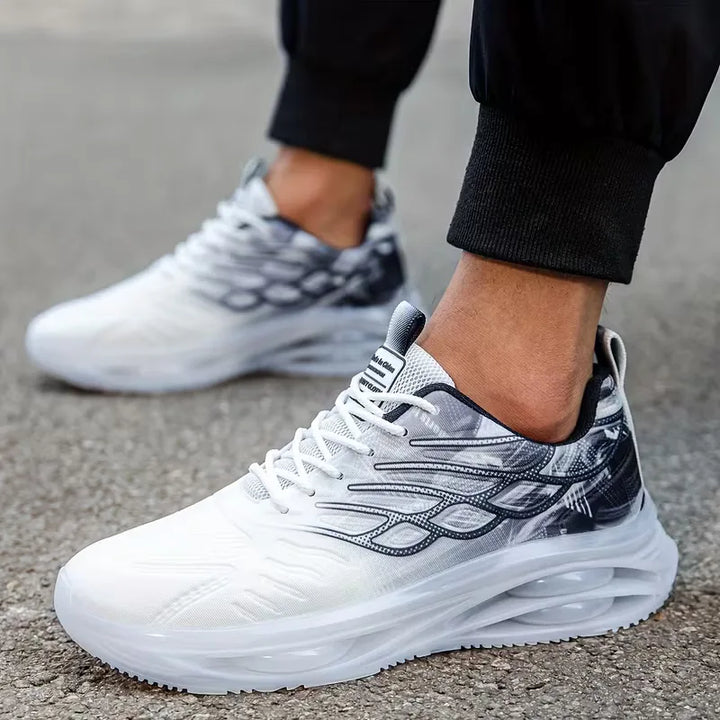 Heren lichte sneakers, ideaal voor outdoor avonturen en dagelijks comfort.
