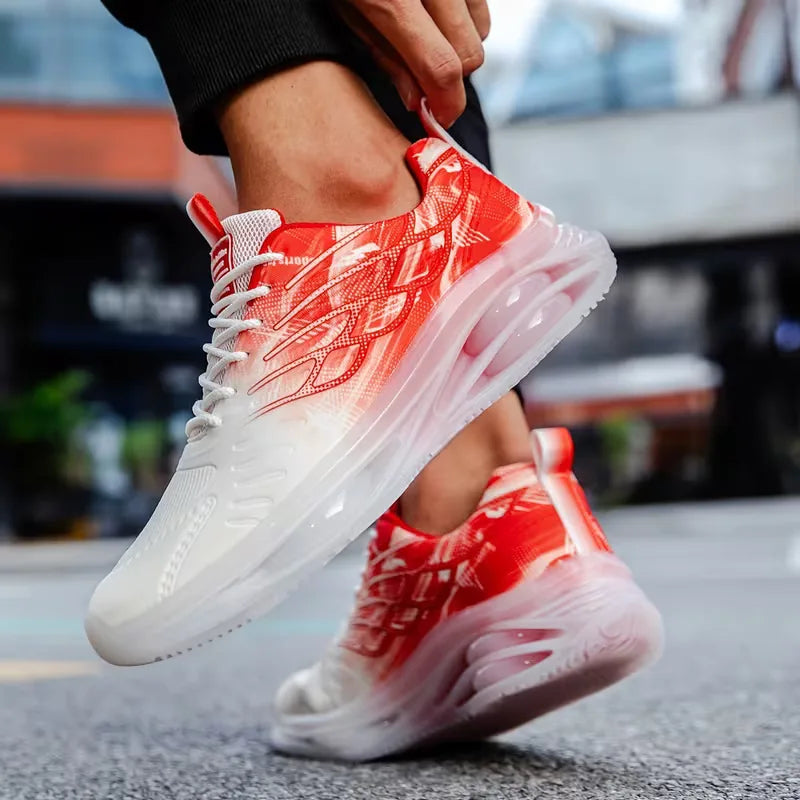 Heren sportschoenen met antislipzool, ideaal voor wandelingen en actieve buitensporten.