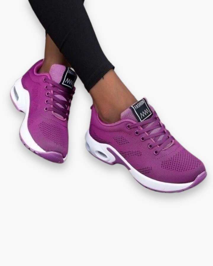 Moderne dames sportieve schoenen, ultra-lichtgewicht en ademend, ideaal voor fitness of als comfortabele zomerschoenen.