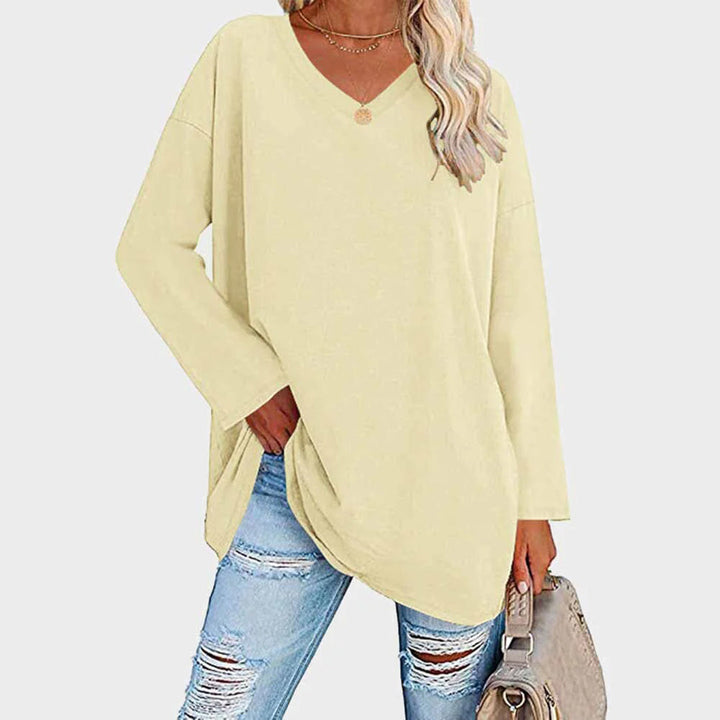 Stijlvolle Hoymans top voor dames, met lange mouwen, ideaal voor een elegante outfit. Comfortabel.