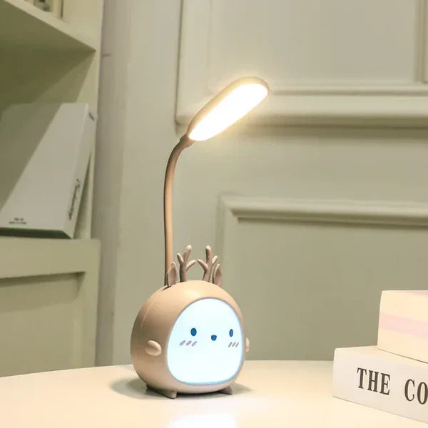 BrightBuddy studielamp hert met oogbescherming, ideaal voor huiswerk, lezen & focus in de kinderkamer.
