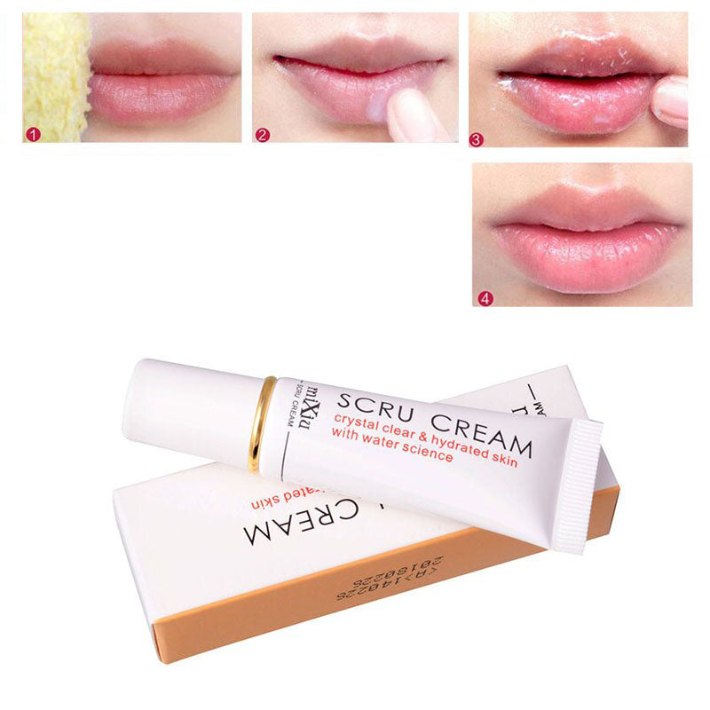 Gezichtsverzorging: lipscrub die lippen verzorgt en een natuurlijke glans geeft.