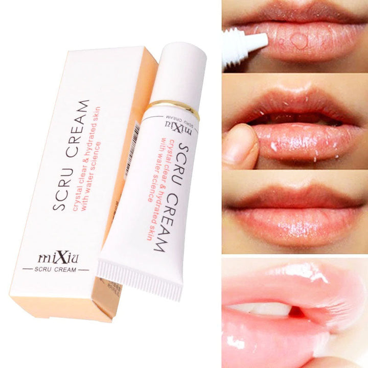 Dames lipscrub voor glanzende, zachte lippen; essentieel schoonheidsproduct.