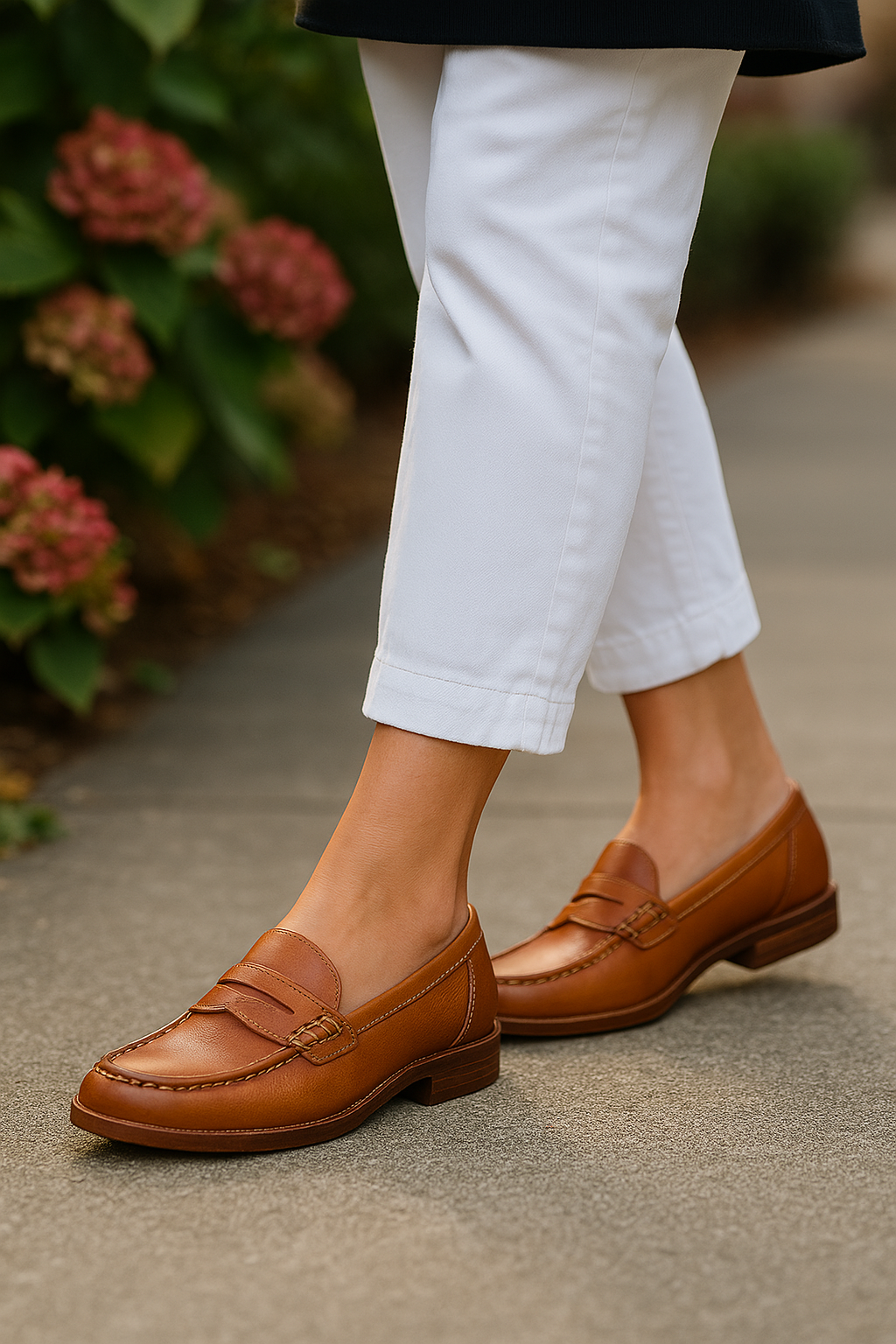Elegante dames loafers met blokhak, perfect voor dagelijks comfort en een tijdloze, modieuze stijl.