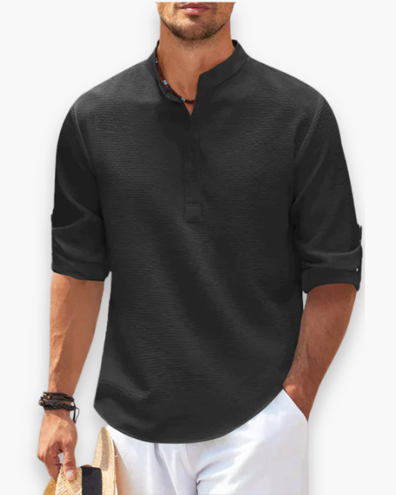 Stijlvol heren zomeroverhemd, modieus en comfortabel, perfect voor luchtige zomerse dagen.