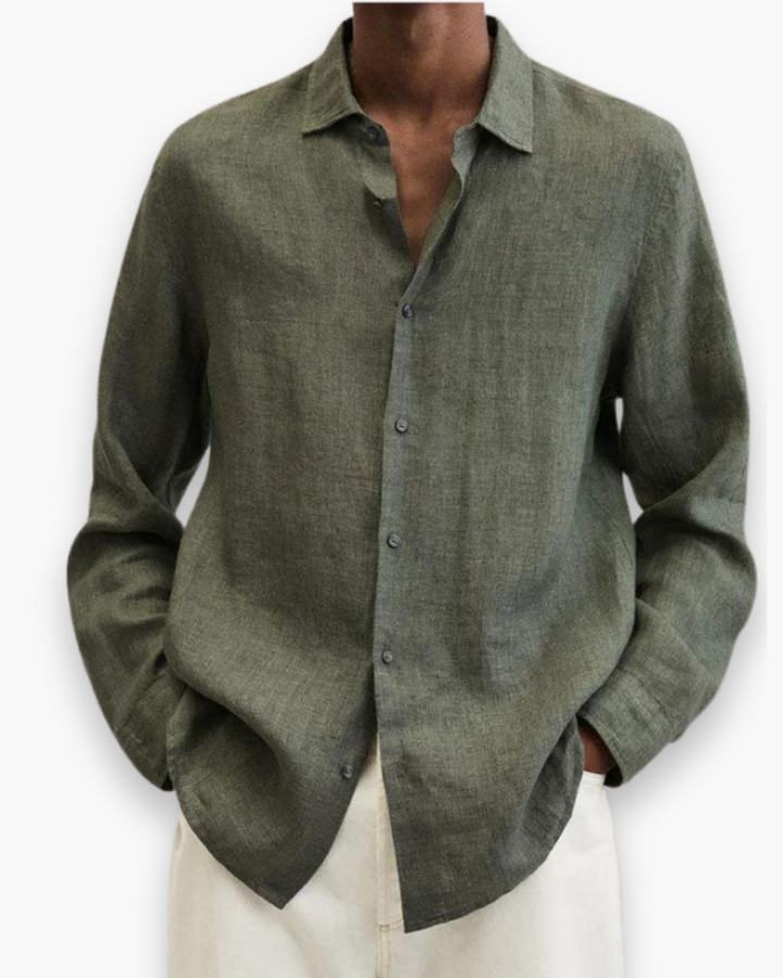 Modern casual overhemd voor heren. Ademend en comfortabel, een must-have voor zomerse dagen.