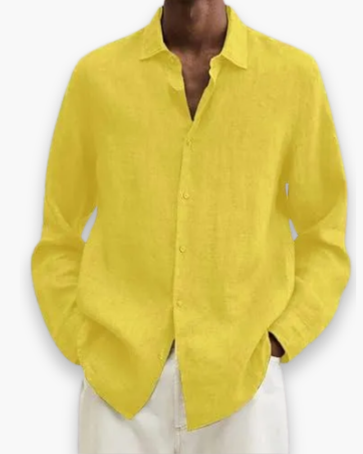 Elegant casual heren overhemd voor de zomer. Ademende stof zorgt voor ultiem comfort de hele dag.