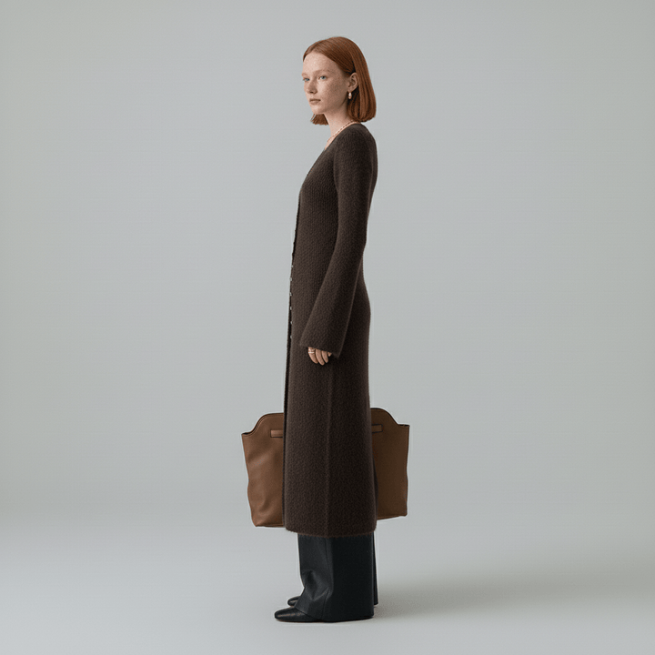 Elegant dames longline vest met knoopsluiting, comfortabel en modieus voor elke vrouw.