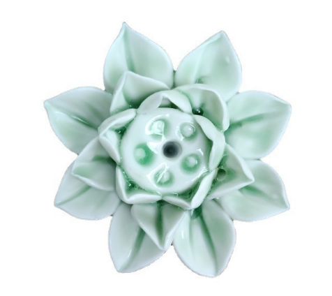 Unieke lotusbloem wierookhouder, handgemaakt en een perfect cadeau voor liefhebbers van spiritualiteit.