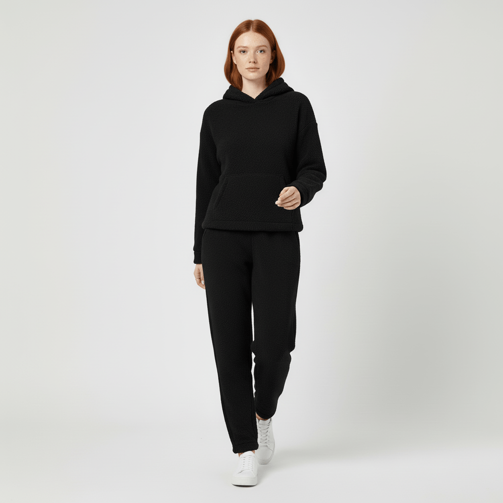 Comfortabele dames broek van de Skye loungewear set, ideaal voor een relaxte dag.