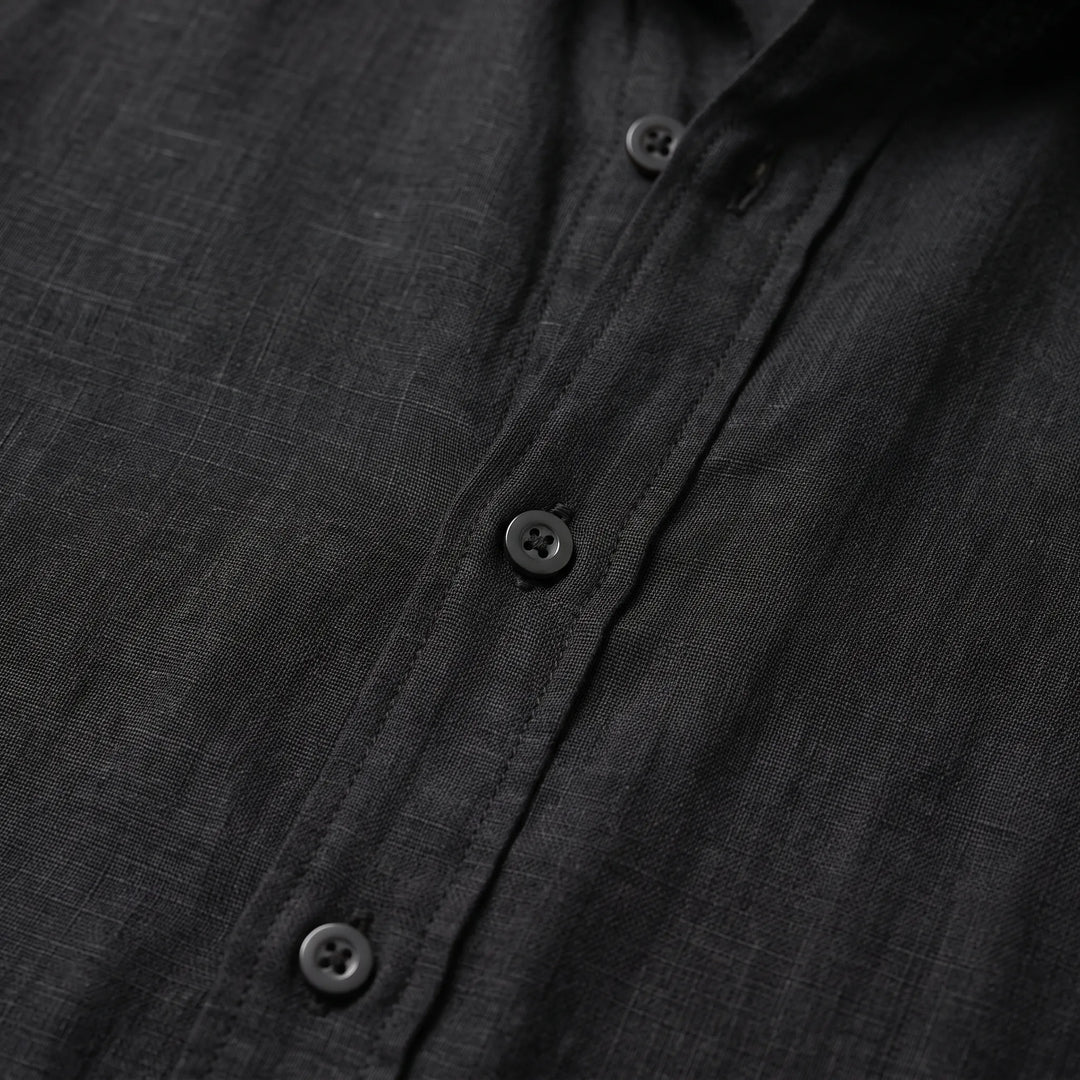 Heren zomerkleding overhemd met lange mouwen, ideaal voor dagelijks gebruik en vrijetijdskleding.