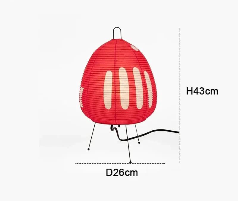 Woonkamerlamp: stijlvolle rijstpapier tafellamp, energiezuinig en Japans design.
