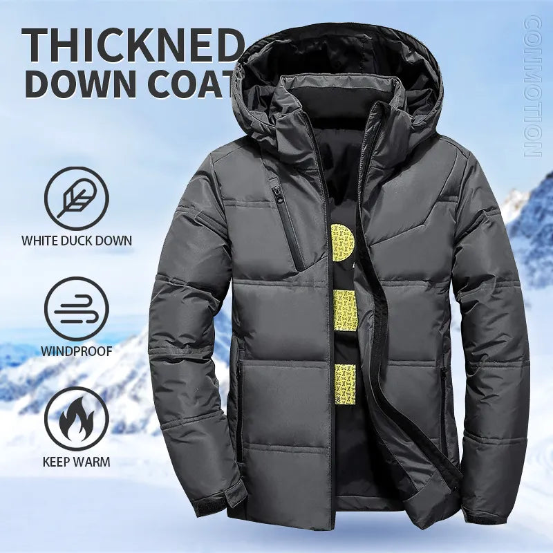 Comfortabele heren ski-jas met meerdere zakken, praktisch voor de piste.
