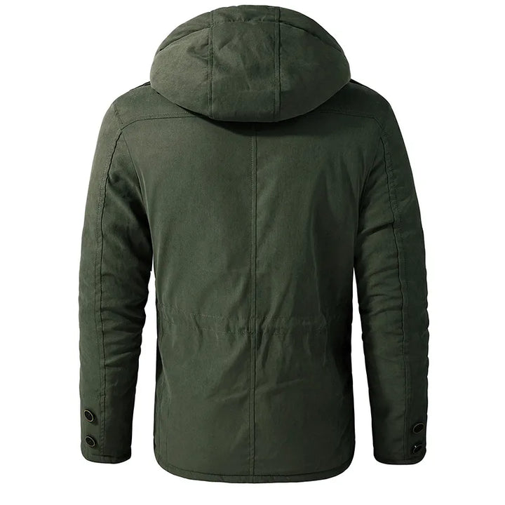 Comfortabele heren parka in militaire stijl, perfect als casual jas voor wintermode. Stijlvolle en warme bovenkleding.