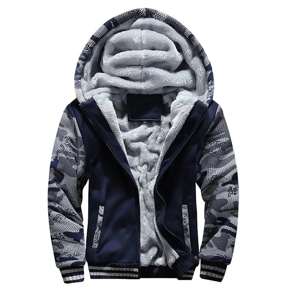 Warm en comfortabel heren capuchonjack, ideaal voor casual look of outdoor avonturen.