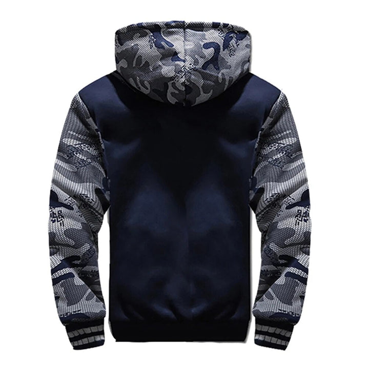 Zacht heren capuchonjack, perfect als warme bovenkleding voor comfortabel gelaagd dragen in elk seizoen.