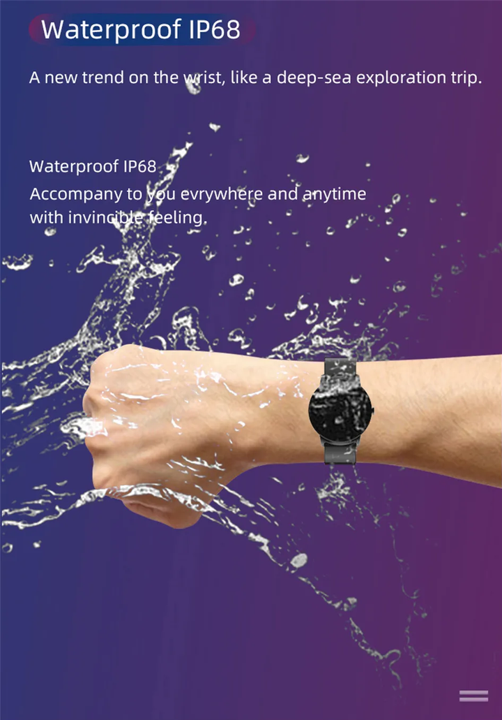 Fitness tracker met hartslagmeter en bloedglucose monitoring, unisex model.