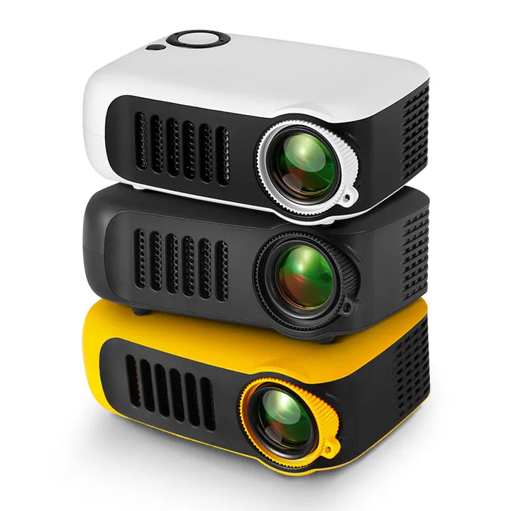 Compacte mini projector, perfect voor het projecteren van films, gaming en media overal; ultiem gadget.