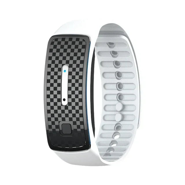 Unisex draagbare armband biedt continue ultrasone muggenbescherming.