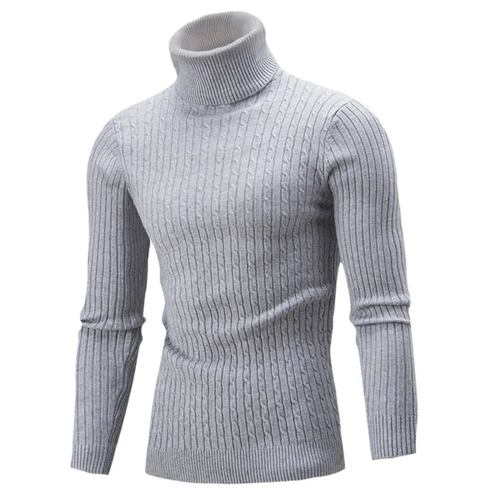 Comfortabele heren pullover coltrui, warm voor de winter, elegant voor elke gelegenheid.