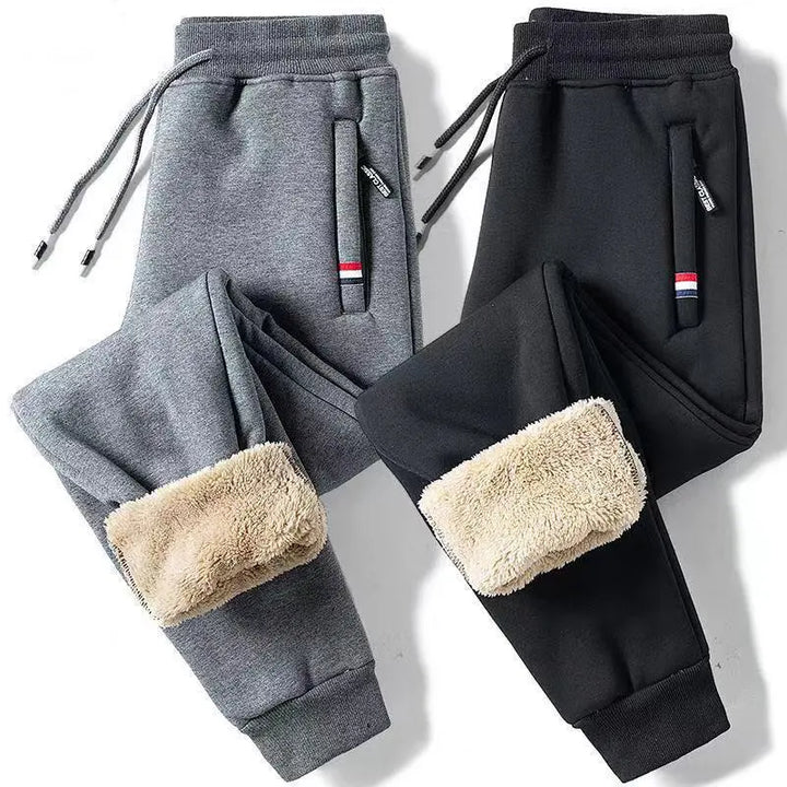 Super comfortabele, warme heren joggingbroek voor de winter, met rechte pijp voor een tijdloze, relaxte look.