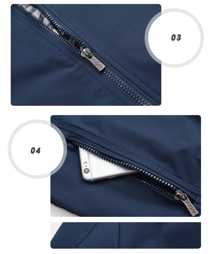Lichte heren slim fit bomberjas, perfecte tussenjas voor frisse lente- of herfstdagen.