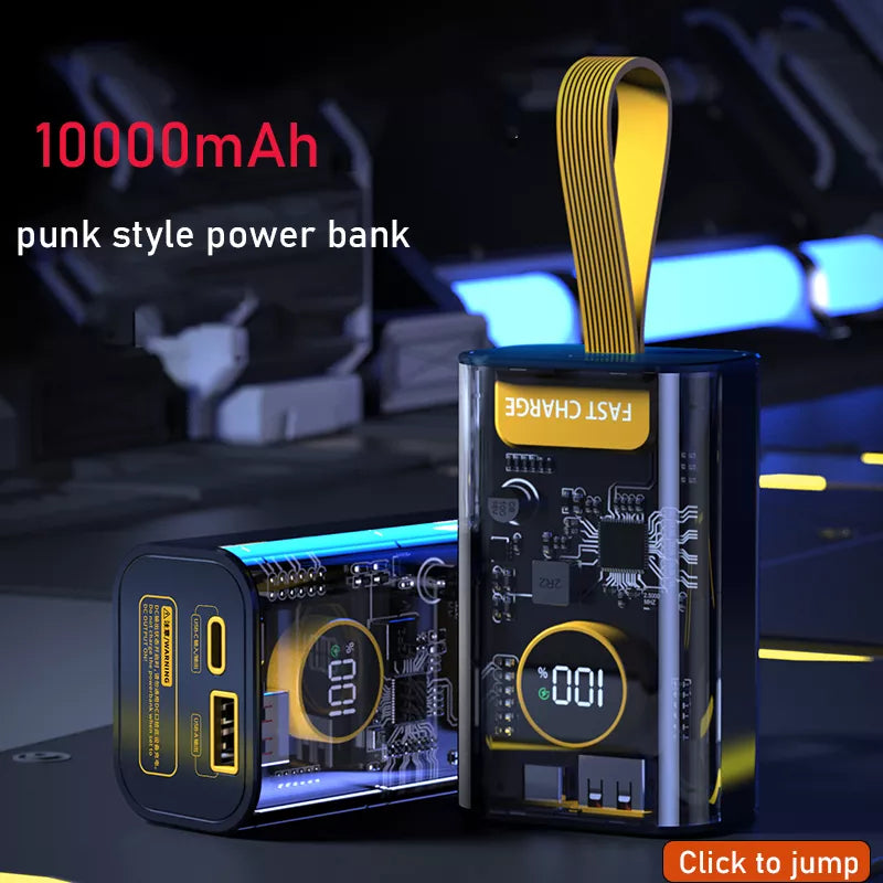 Laad je mobiel overal op met deze handige opvouwbare zonnepaneel powerbank tijdens je trip.