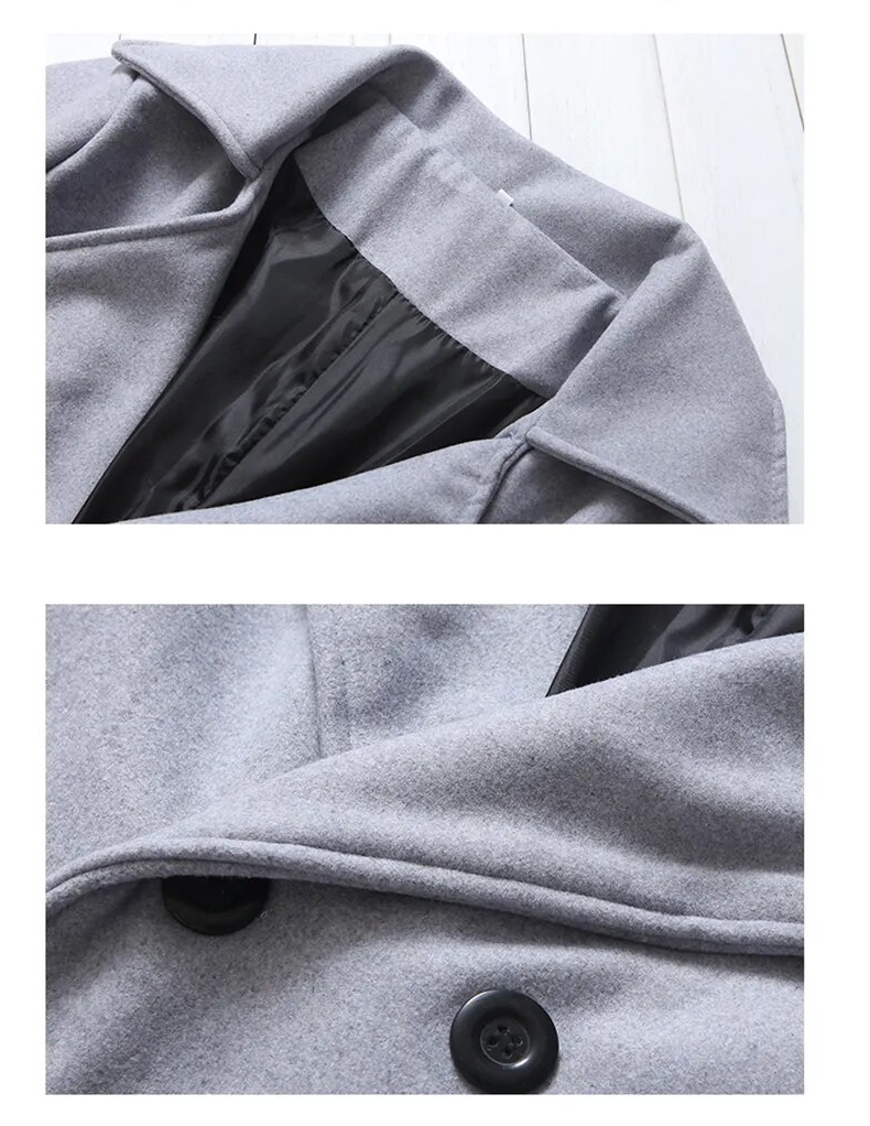 Stijlvolle heren trenchcoat, winddicht en elegant, met dubbele knopen. Perfecte klassieke overkleding voor elke man.