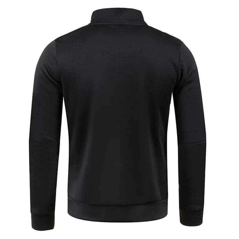 Casual heren trui met halve rits, warme pullover voor een ontspannen en modieuze winter.