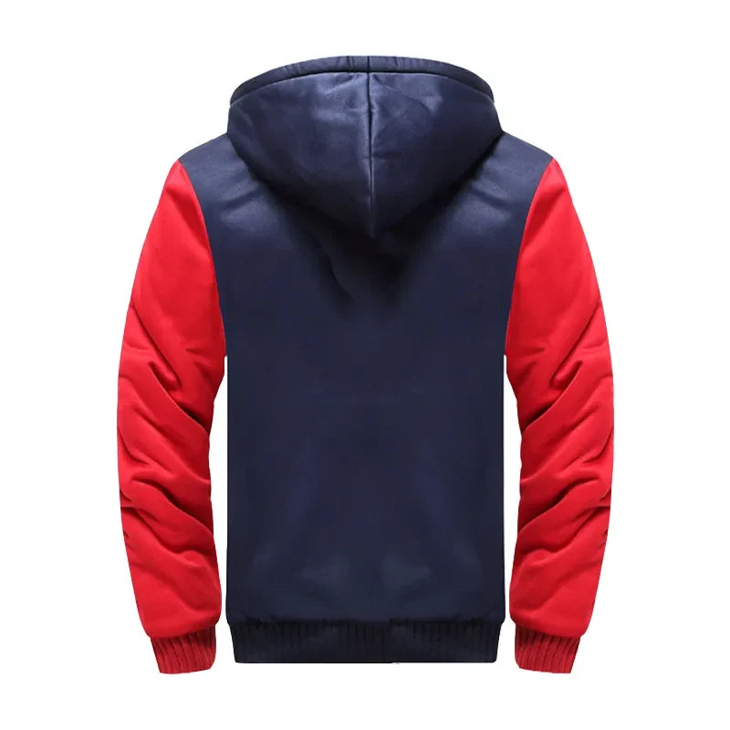Modern fit heren capuchonjack, comfortabel en stijlvol, geschikt voor diverse casual en outdoor gelegenheden.