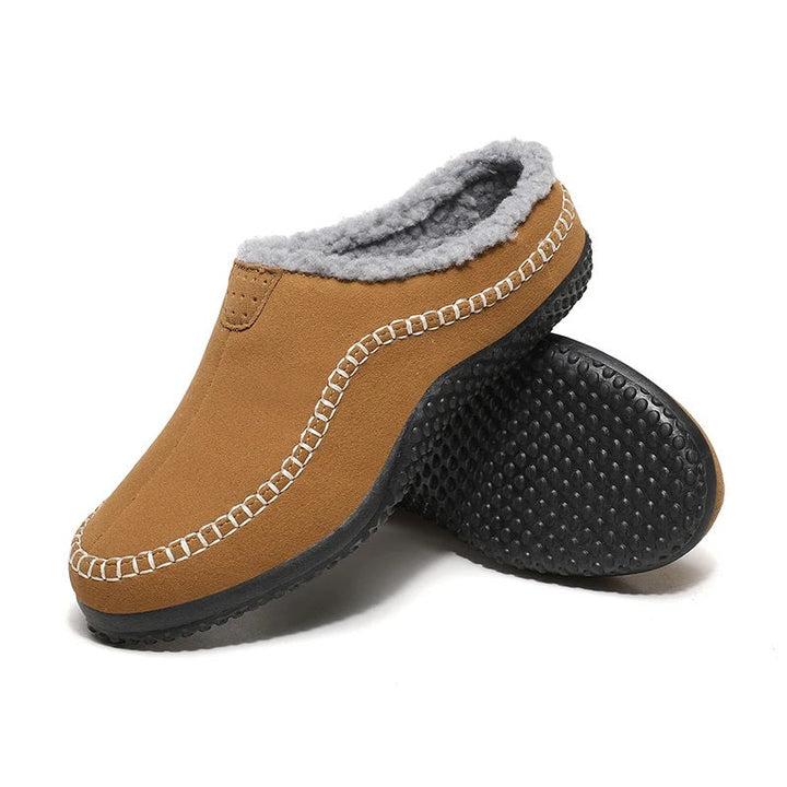 Heren Arctische luxe pantoffels; ultiem comfort voor warme voeten in de winter.