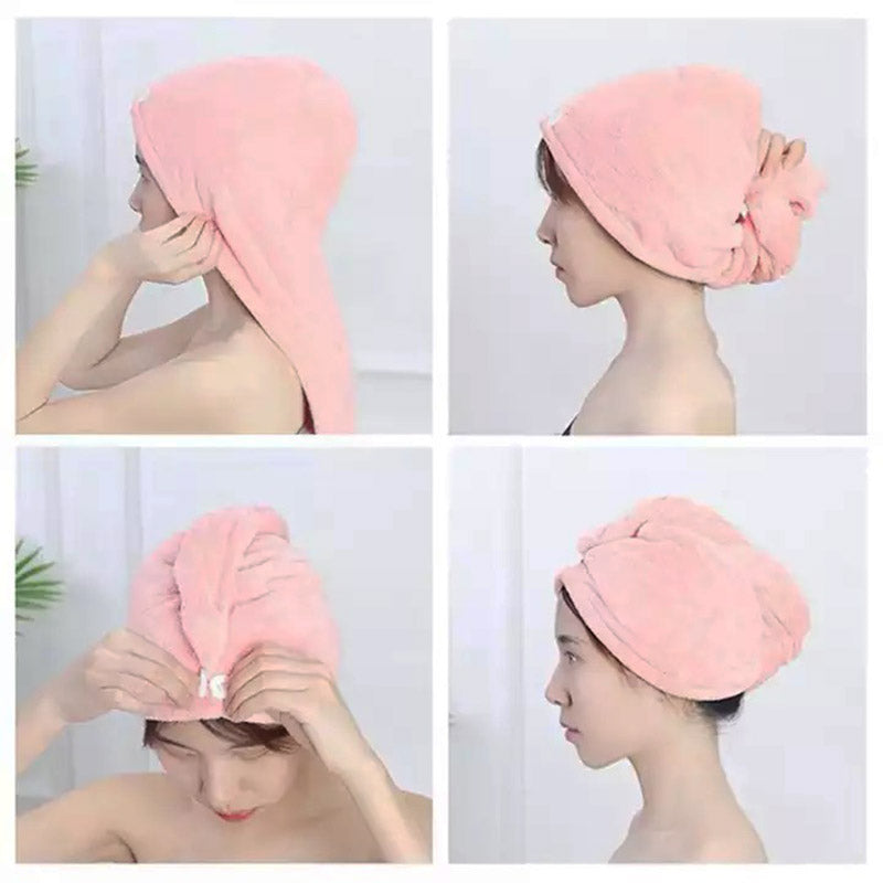 Efficiënte haarverzorging met deze set van 3 sneldrogende microvezel handdoeken voor dameshaar.