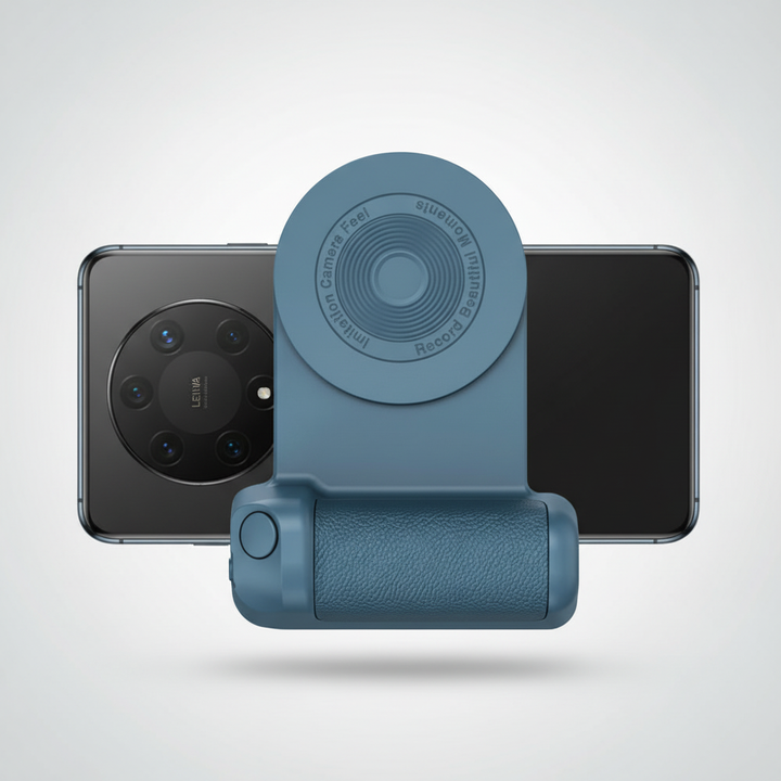 Multifunctionele magnetische telefoonstandaard & stabilisator; laad je telefoon draadloos op tijdens filmen of fotograferen.