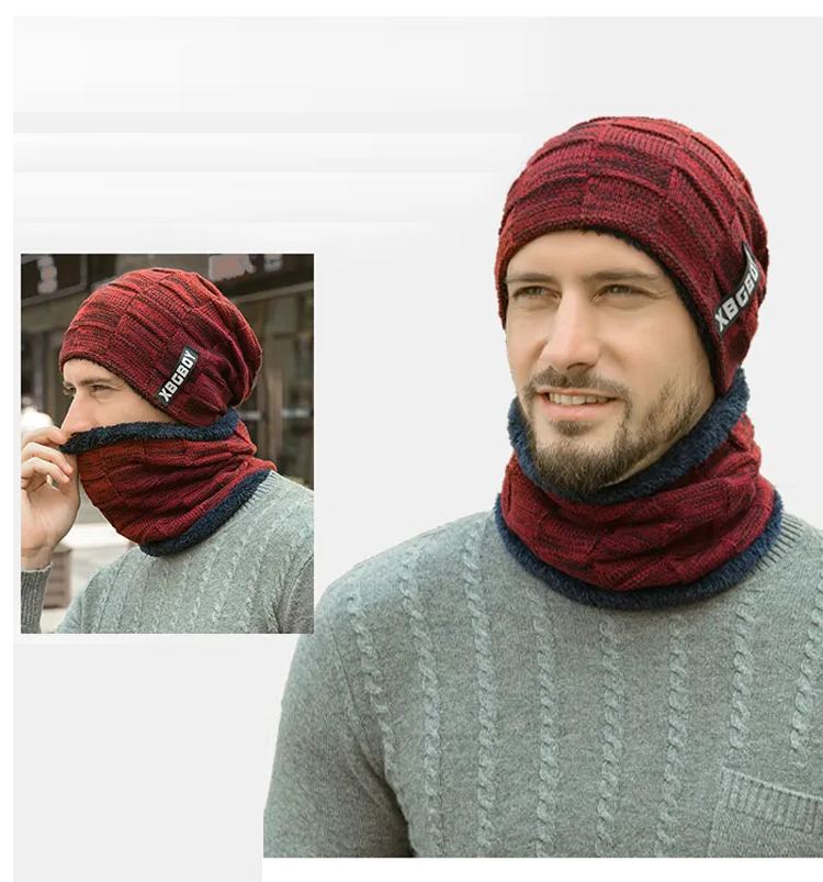 Unisex warme winterset: muts en sjaal, ideaal voor koudedagen. Stijlvol en comfortabel.