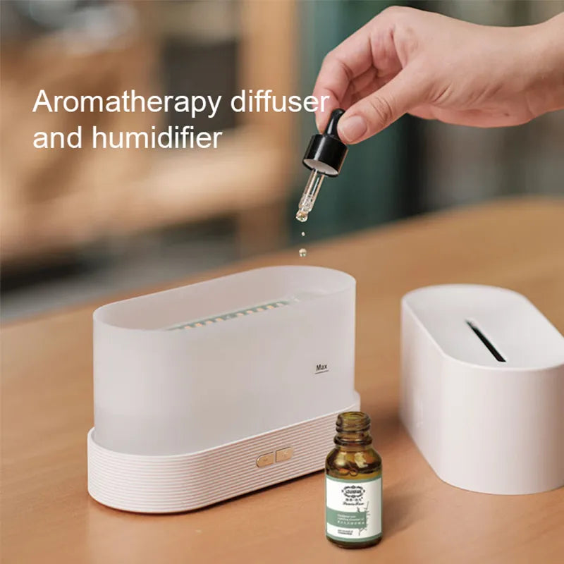 Stille ultrasone mistmaker verspreidt etherische oliën, ideaal voor wellness & sfeer.