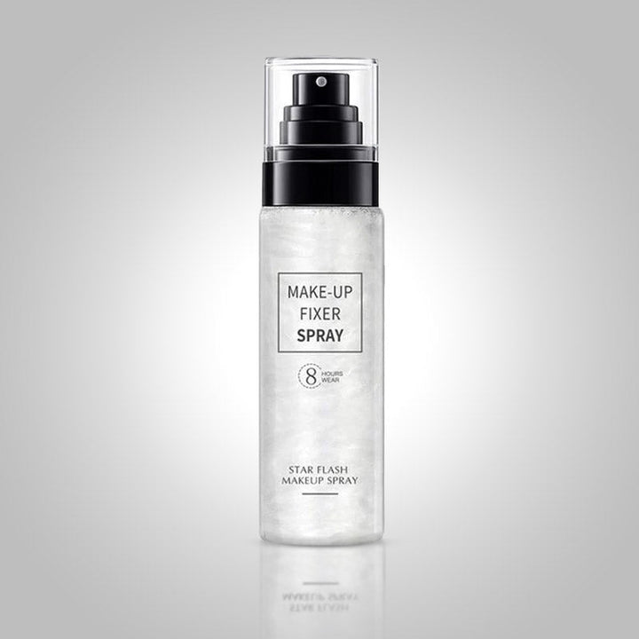 Flesje Make-up Fixeer Spray voor langhoudende make-up. Zorgt voor een frisse, matte finish de hele dag.