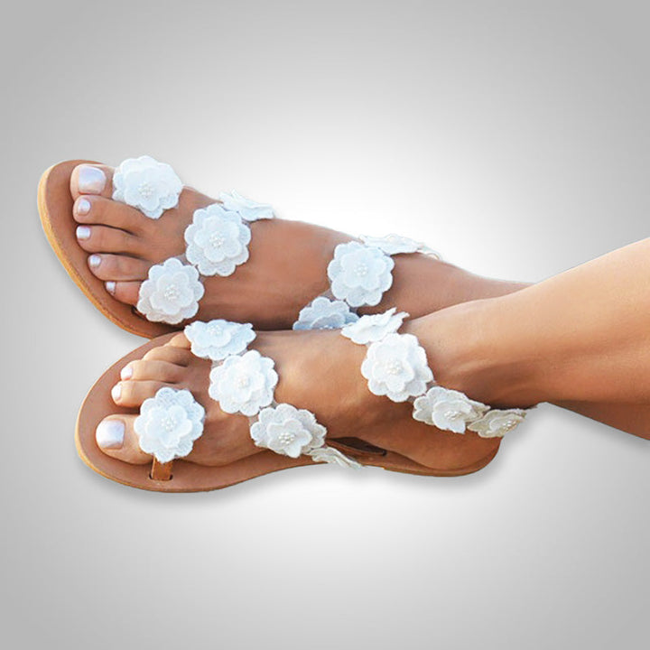Elegante dames sandalen, Ibiza look, luchtig en comfortabel, de ideale zomerschoen.