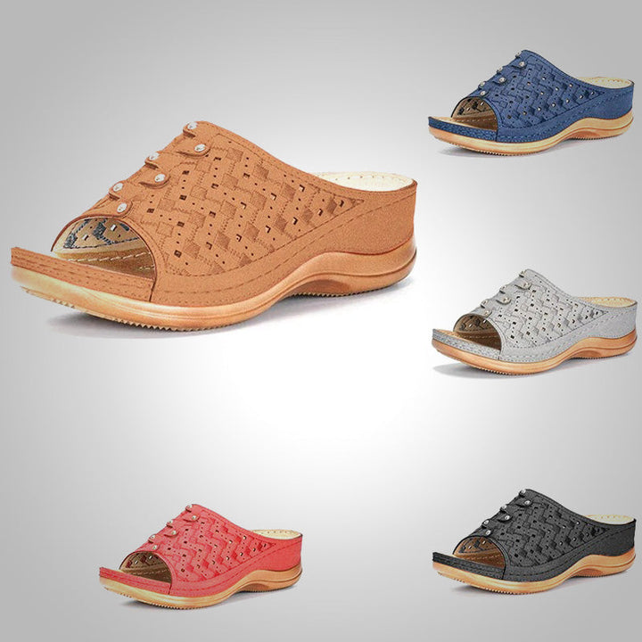 Stijlvolle dames sandalen, orthopedisch, perfect voor zomerse dagen met ademend comfort.