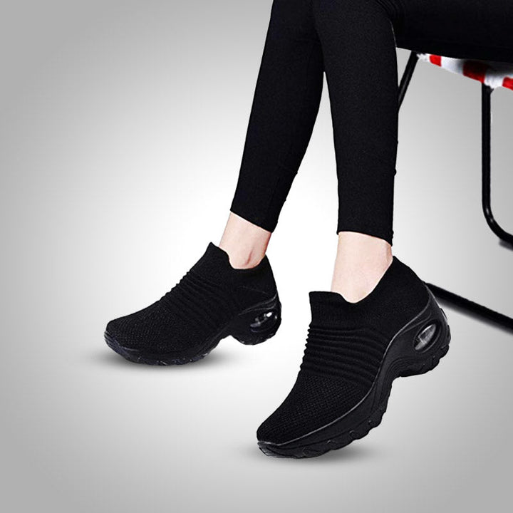 Lichtgewicht dames AIR sneakers, comfortabel en stijlvol voor wandelen zonder pijn.
