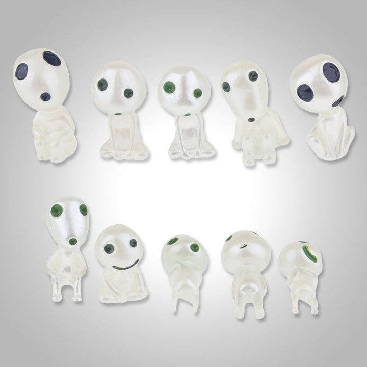 Set van 20 lichtgevende spookjes, ideaal voor plantenbak decoratie en tuinaccessoires.