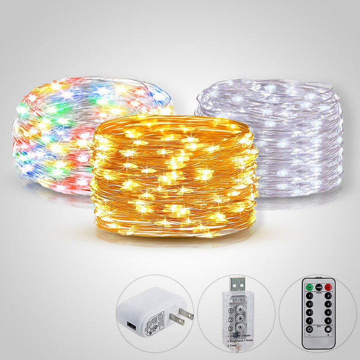 LED lichtgordijn in de woonkamer, sfeerverlichting voor een ontspannen en magische ambiance.