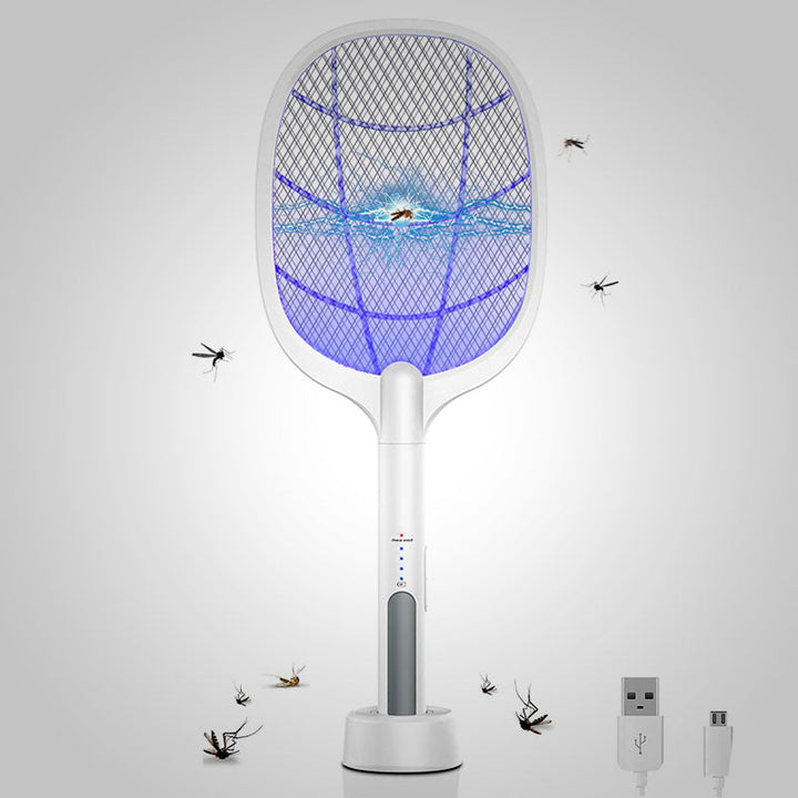 Compacte elektrische insectenval met staander. Effectieve muggen- en vliegenbestrijding.