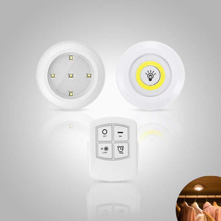 Draagbare dimbare LED lamp met afstandsbediening, sfeervolle draadloze verlichting voor elk interieur.