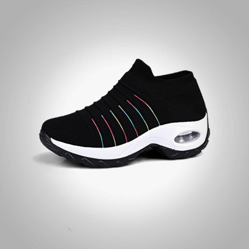 Dames comfort sneakers FeetyGO AIR COLOR. Stijlvol, vetersloos & lichtgewicht voor pijnvrij lopen.