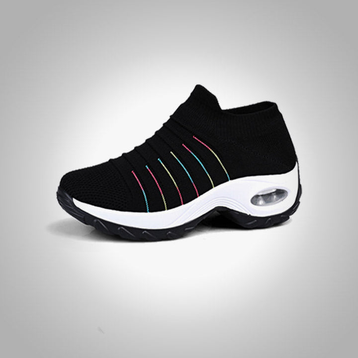Dames comfort sneakers FeetyGO AIR COLOR. Stijlvol, vetersloos & lichtgewicht voor pijnvrij lopen.