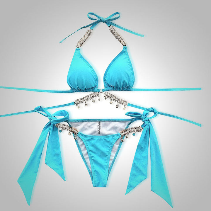Glamour zwemkleding dames: stralende crystal diamond bikini voor een onvergetelijke zomer.