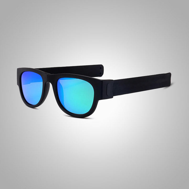 Unisex zonnebril met flexibele pootjes, ideaal voor sport & reizen. Biedt UV-bescherming & is gepolariseerd.