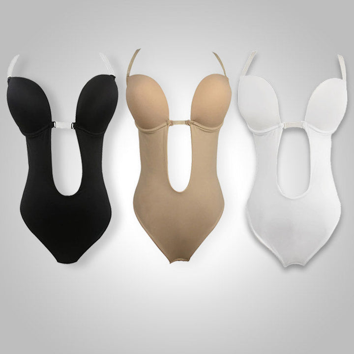 Dames rugvrije body shaper BH: comfortabele lingerie voor een naadloze, figuurcorrigerende look.
